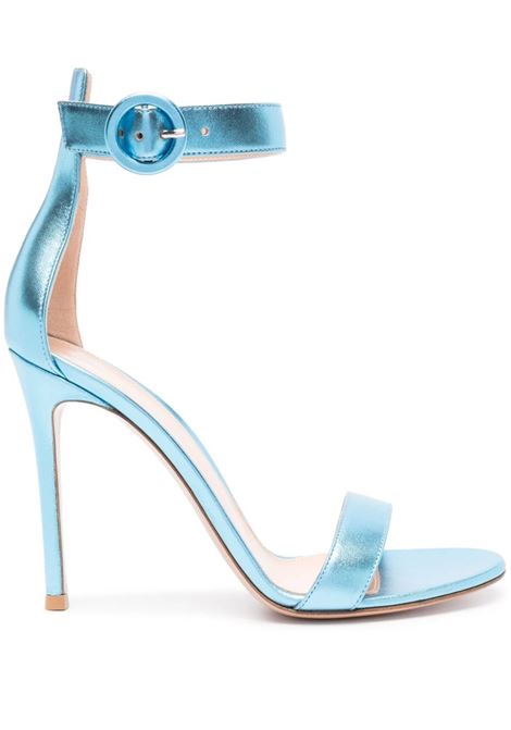GIANVITO ROSSI Sandali Portofino 105 Blu - GIANVITO ROSSI