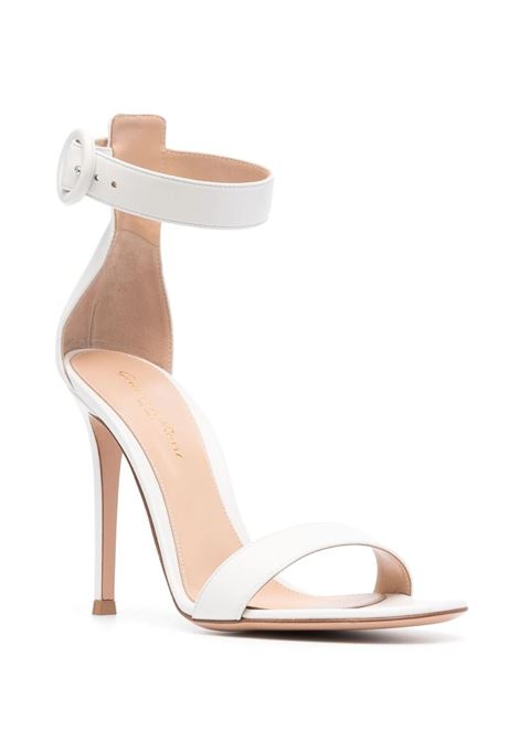 GIANVITO ROSSI Sandali Portofino 105 In Nappa Bianca - GIANVITO ROSSI