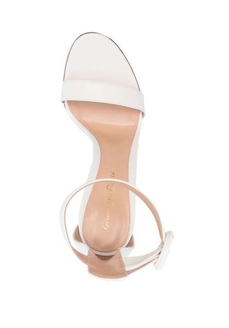GIANVITO ROSSI Sandali Portofino 105 In Nappa Bianca - GIANVITO ROSSI