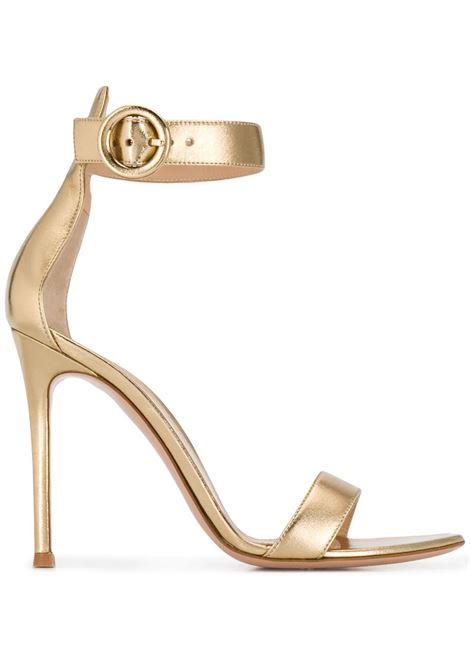 GIANVITO ROSSI Sandali Portofino 105 Oro - GIANVITO ROSSI