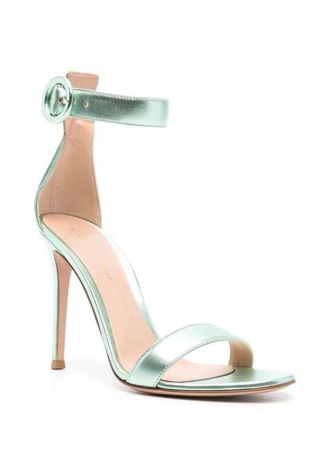 GIANVITO ROSSI Sandali Portofino 105 Verde - GIANVITO ROSSI