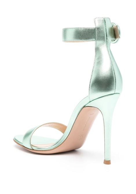 GIANVITO ROSSI Sandali Portofino 105 Verde - GIANVITO ROSSI