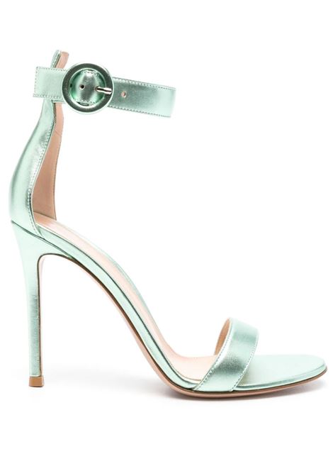 GIANVITO ROSSI Sandali Portofino 105 Verde - GIANVITO ROSSI