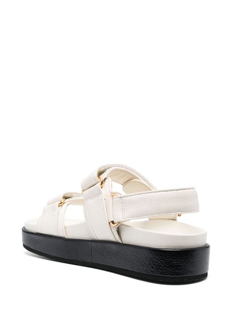 TORY BURCH Sandali Sportivi Kira In Pelle Bianca - TORY BURCH