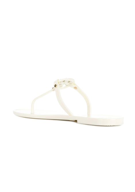 TORY BURCH Sandalo Miller In Bianco E Oro - TORY BURCH