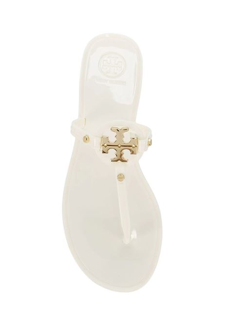 TORY BURCH Sandalo Miller In Bianco E Oro - TORY BURCH