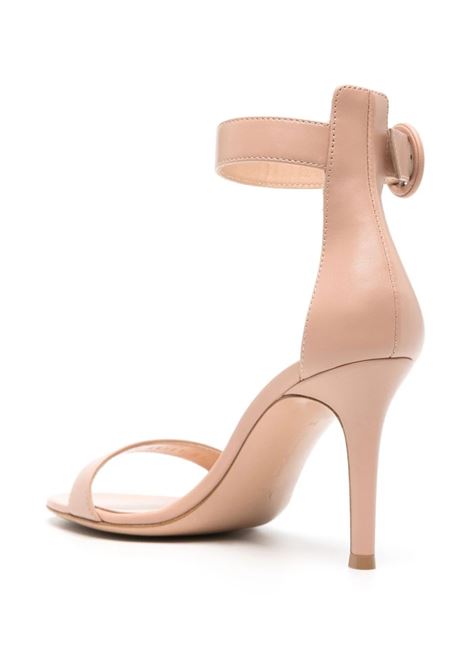 GIANVITO ROSSI Sandalo Portofino 85 In Pelle Nude - GIANVITO ROSSI