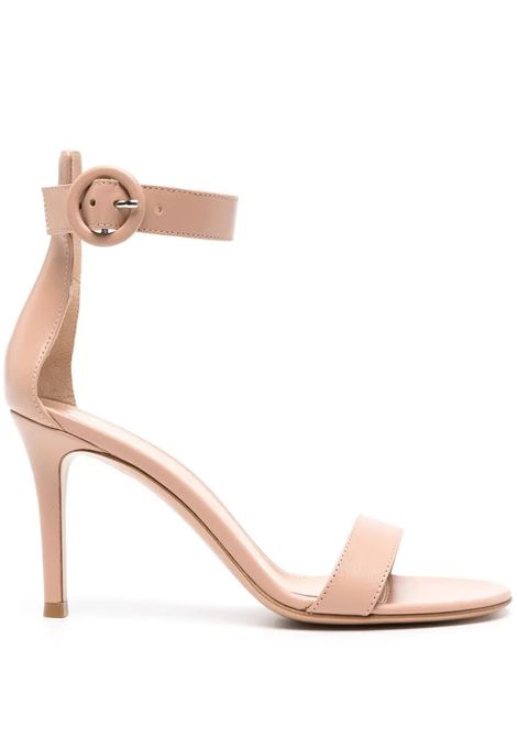 GIANVITO ROSSI Sandalo Portofino 85 In Pelle Nude - GIANVITO ROSSI