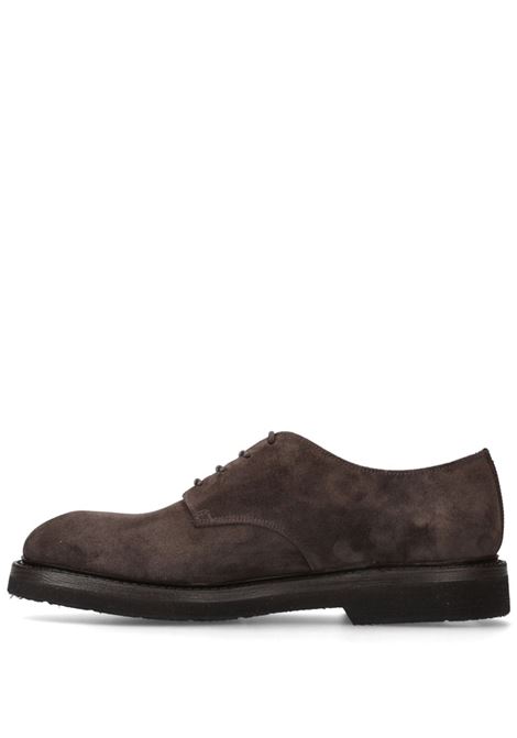 PREMIATA Scarpe Stringate Rain Horse In Suede Marrone - PREMIATA