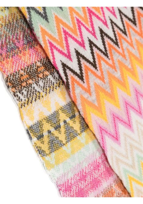 MISSONI KIDS Sciarpa Con Motivo Zigzag Multiocolore - MISSONI KIDS