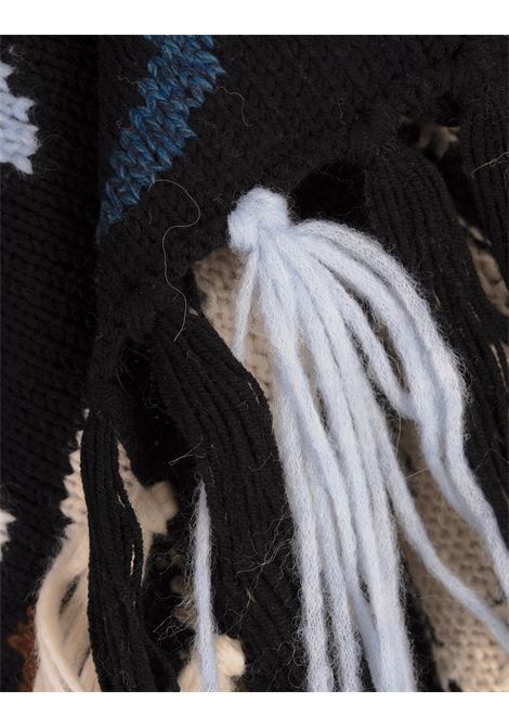 ERMANNO SCERVINO Sciarpa In Misto Alpaca Con Fantasia Jacquard - ERMANNO SCERVINO