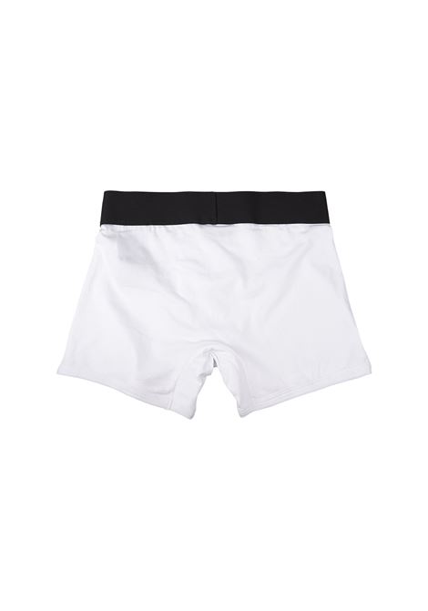 PALM ANGELS Set Di 2 Boxer In Nero E Bianco Con Banda Logo - PALM ANGELS