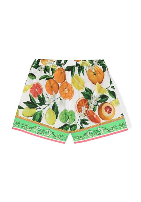 DOLCE & GABBANA KIDS Shorts Con Stampa Arance E Limoni - DOLCE & GABBANA KIDS