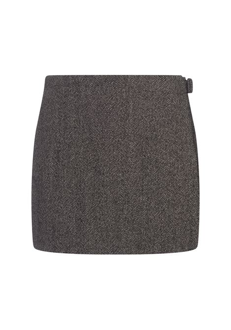 ERMANNO SCERVINO Shorts-Gonna Con Motivo a Spina Di Pesce - ERMANNO SCERVINO