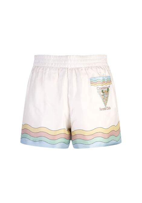 CASABLANCA Shorts In Seta Maison De Reve - CASABLANCA