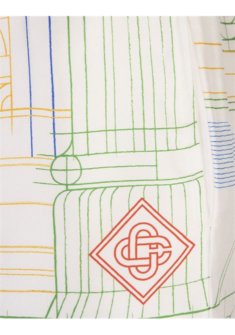 CASABLANCA Shorts In Seta Tennis Play In Progress - CASABLANCA