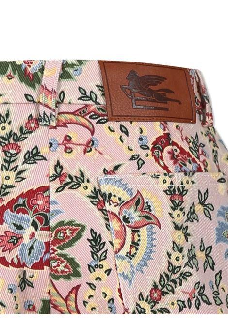 ETRO KIDS Shorts Rosa Con Motivo Paisley Floreale - ETRO KIDS