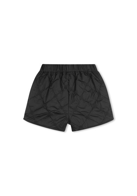 GIVENCHY KIDS Shorts Trapuntati Neri Con Motivo 4G Ricamato - GIVENCHY KIDS