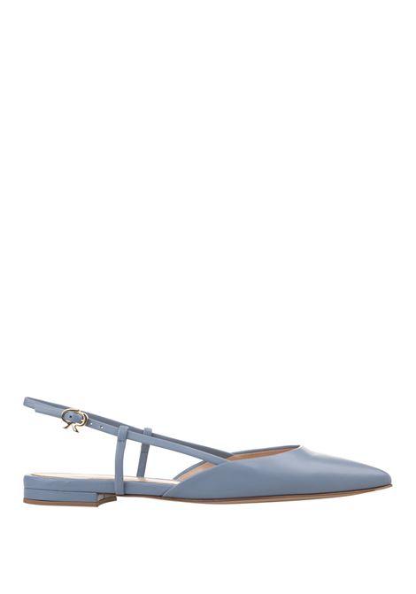 GIANVITO ROSSI Slingbacks Ascent 05 In Nappa Azzurra - GIANVITO ROSSI