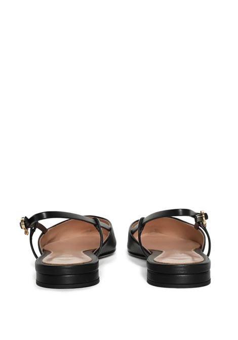 GIANVITO ROSSI Slingbacks Ascent 05 In Pelle Nera - GIANVITO ROSSI