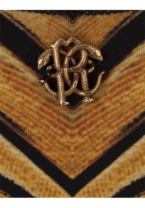 ROBERTO CAVALLI Slip Bikini Con Stampa Ray Of Gold - ROBERTO CAVALLI