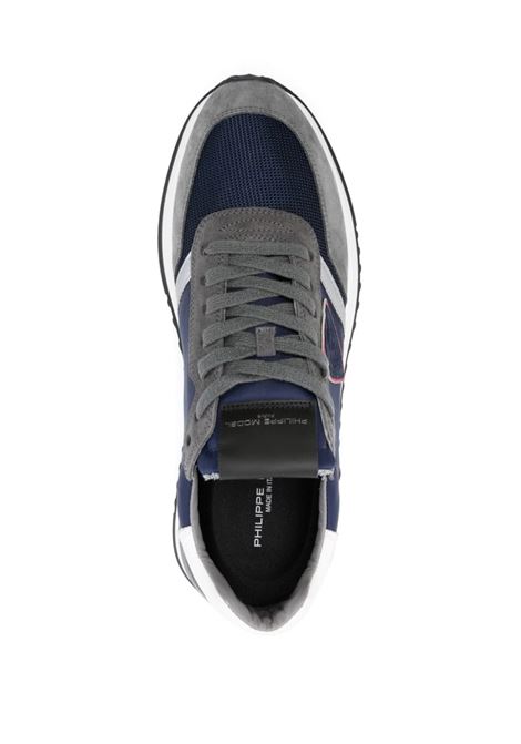 PHILIPPE MODEL Sneaker Basse Tropez 2.1 - Blu/Grigio - PHILIPPE MODEL