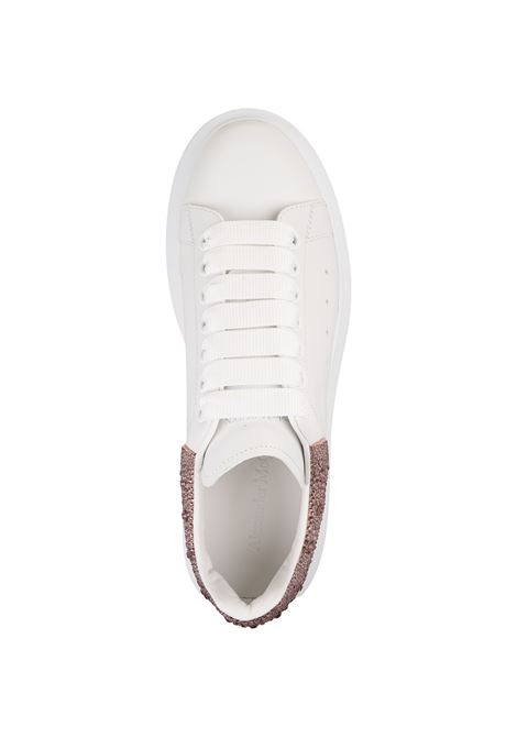 ALEXANDER MCQUEEN Sneaker Oversize In Bianco/Rosa Ciliegia - ALEXANDER MCQUEEN