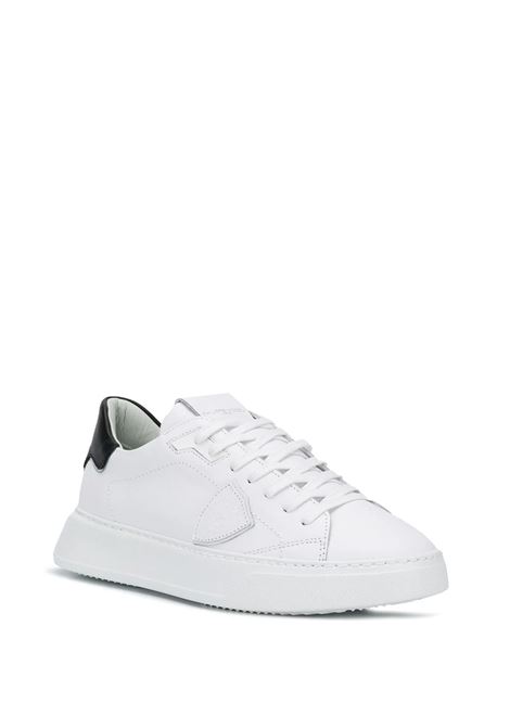 PHILIPPE MODEL Sneakers Basse Temple - Bianco E Nero - PHILIPPE MODEL