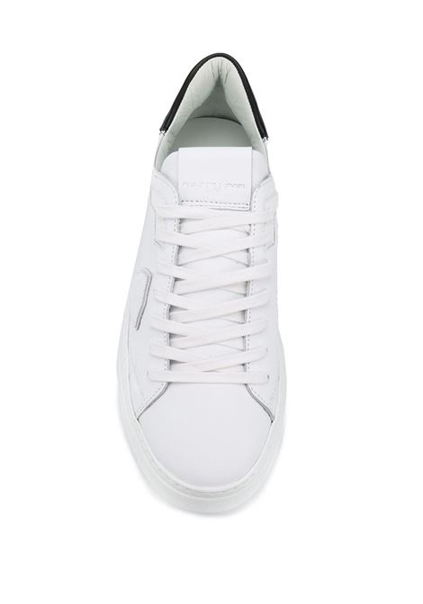 PHILIPPE MODEL Sneakers Basse Temple - Bianco E Nero - PHILIPPE MODEL