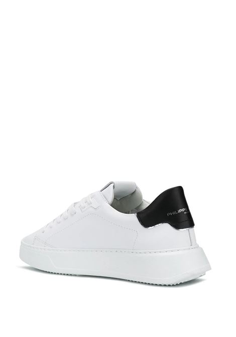 PHILIPPE MODEL Sneakers Basse Temple - Bianco E Nero - PHILIPPE MODEL