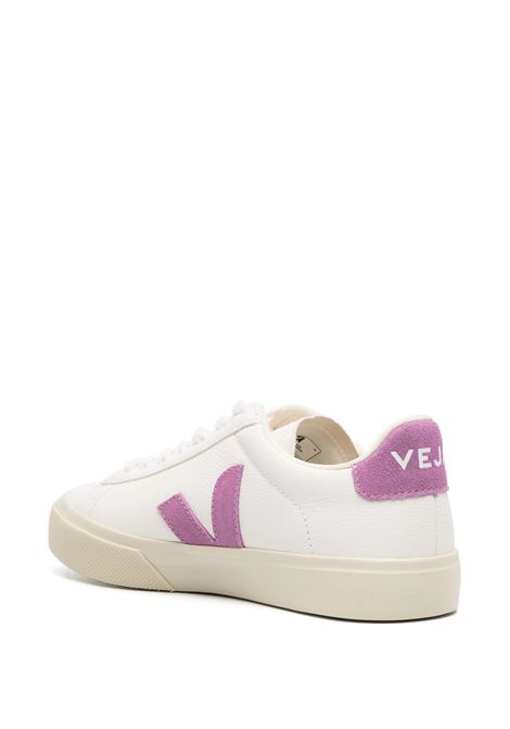 VEJA Sneakers Campo Chromefree In White/Mulberry - VEJA