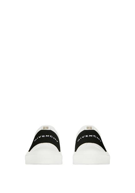 GIVENCHY Sneakers City Sport Bianche Con Fascia GIVENCHY Nera - GIVENCHY