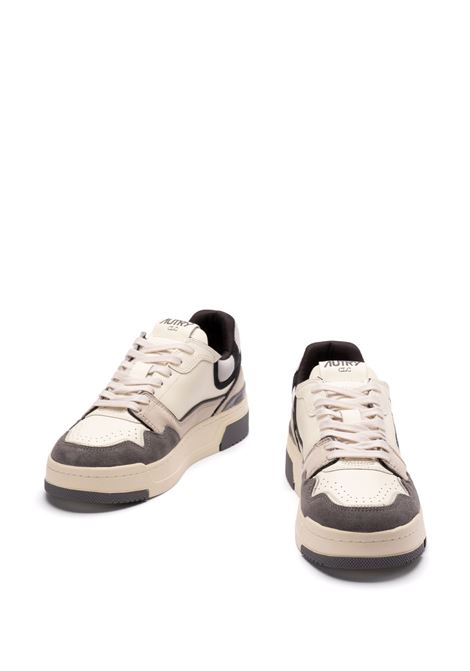 AUTRY Sneakers CLC In Suede E Nabuk Grigie E Nere - AUTRY