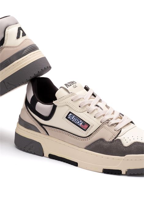 AUTRY Sneakers CLC In Suede E Nabuk Grigie E Nere - AUTRY