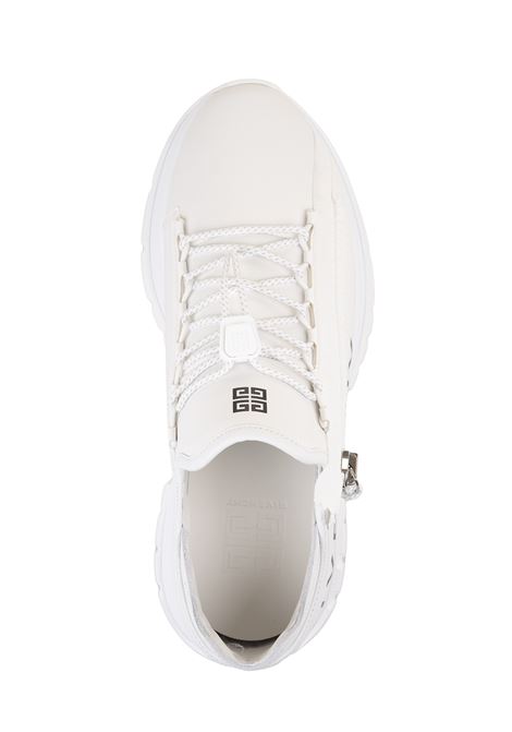 GIVENCHY Sneakers Da Running Spectre In Pelle Bianca Con Zip - GIVENCHY