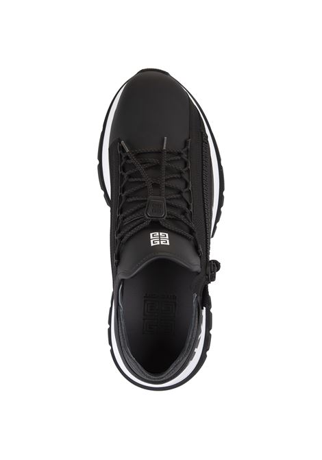 GIVENCHY Sneakers Da Running Spectre In Pelle Nera Con Zip - GIVENCHY