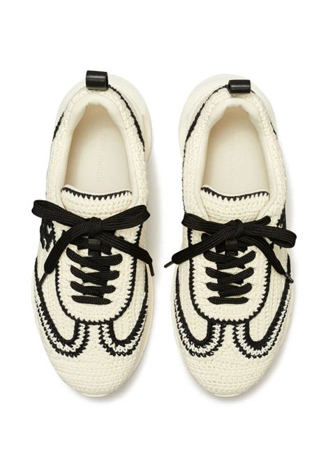 TORY BURCH Sneakers Good Luck In New Ivory/Perfect Black - TORY BURCH