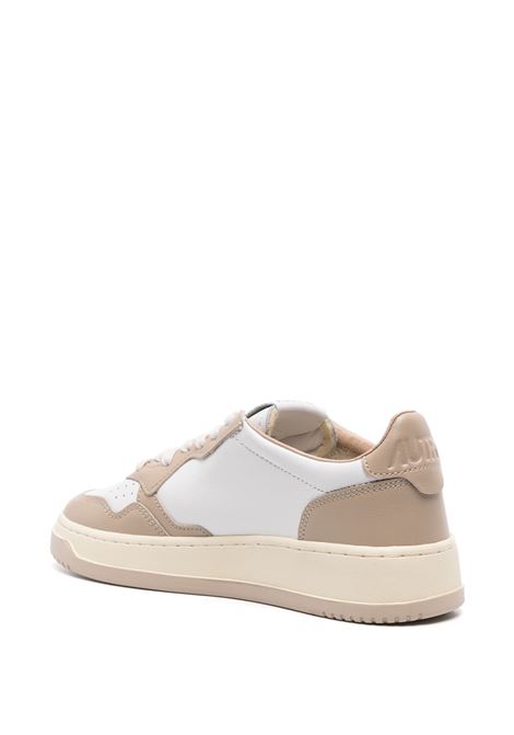 AUTRY Sneakers Medalist Low In Pelle Bianca E Pepper - AUTRY