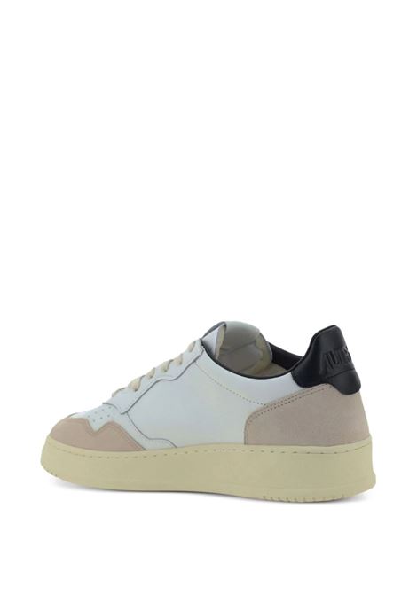 AUTRY Sneakers Medalist Low In Suede E Pelle Con Lettering - AUTRY