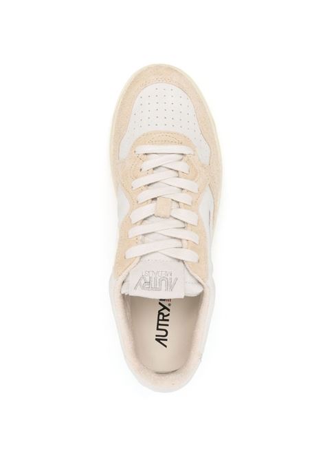 AUTRY Sneakers Medalist Low Super Vintage In Pelle E Suede - AUTRY