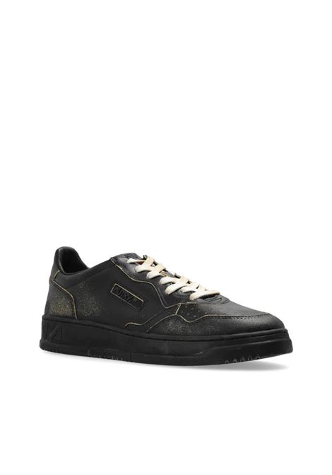AUTRY Sneakers Medalist Low Super Vintage In Pelle Nera - AUTRY