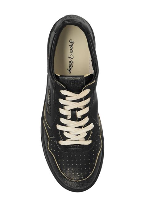 AUTRY Sneakers Medalist Low Super Vintage In Pelle Nera - AUTRY