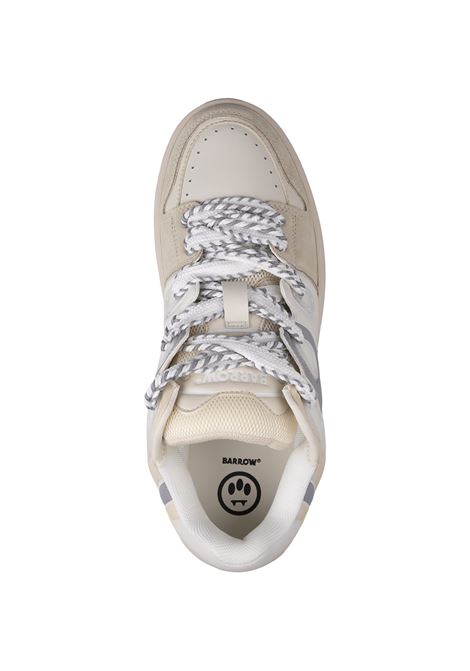 BARROW Sneakers Ollie Bianche Grigie E Beige - BARROW