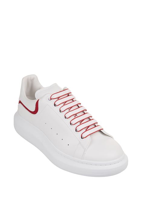 ALEXANDER MCQUEEN Sneakers Oversize Bianche Con Inserto Rosso Sul Tallone - ALEXANDER MCQUEEN