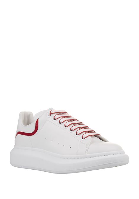 ALEXANDER MCQUEEN Sneakers Oversize Bianche Con Inserto Rosso Sul Tallone - ALEXANDER MCQUEEN