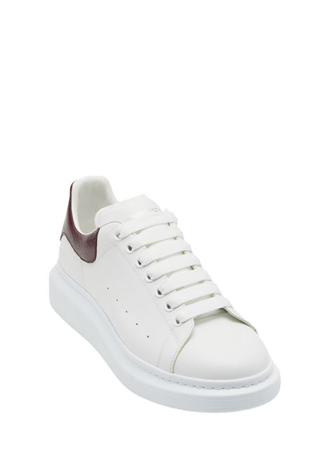ALEXANDER MCQUEEN Sneakers Oversize In Bianco/Bordeaux - ALEXANDER MCQUEEN