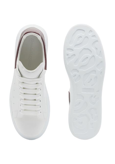 ALEXANDER MCQUEEN Sneakers Oversize In Bianco/Bordeaux - ALEXANDER MCQUEEN
