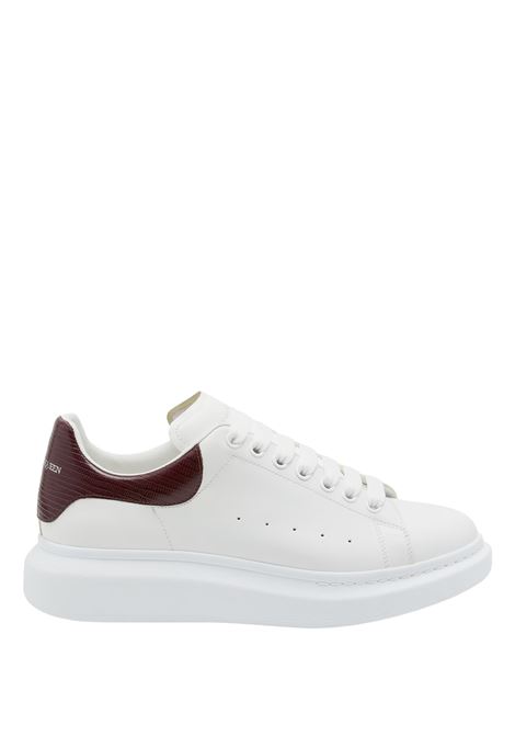 ALEXANDER MCQUEEN Sneakers Oversize in Bianco/Bordeaux - ALEXANDER MCQUEEN
