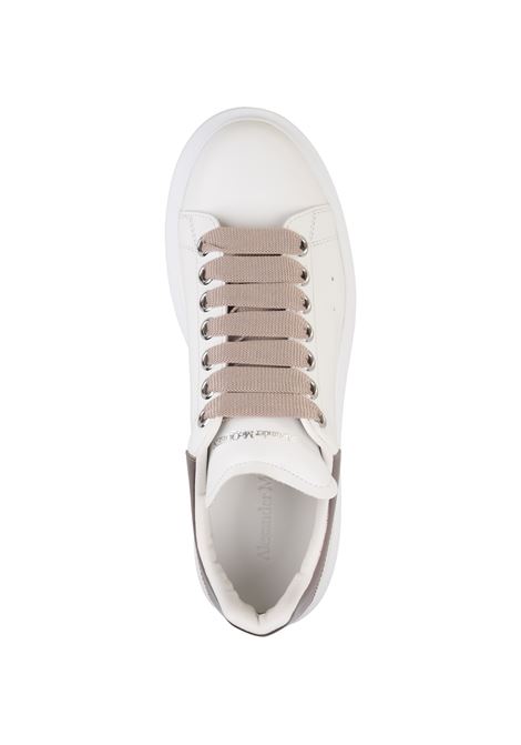 ALEXANDER MCQUEEN Sneakers Oversize In Bianco E Rosa Metallizzato - ALEXANDER MCQUEEN