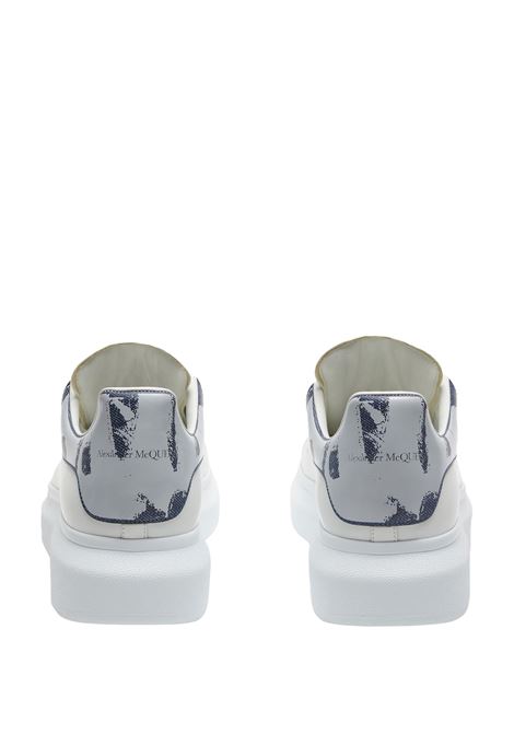 ALEXANDER MCQUEEN Sneakers Oversize In Bianco/Indigo - ALEXANDER MCQUEEN